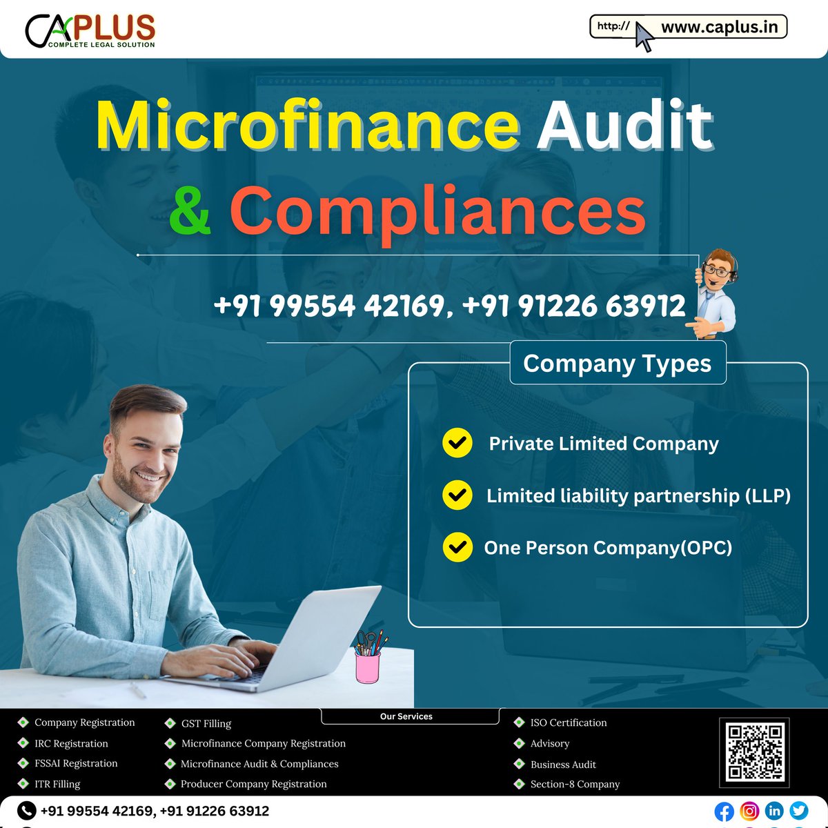 caplussolutions's tweet photo. 📊🔍 CAPLUS: Your Partner for Microfinance Audit &amp; Compliance 🔍📊
CAPLUS #MicrofinanceCompliance #LegalSolutions #AuditServices #Patna #LegalExperts #BusinessCompliance #CompleteSolution https://t.co/bvbajRVa9T