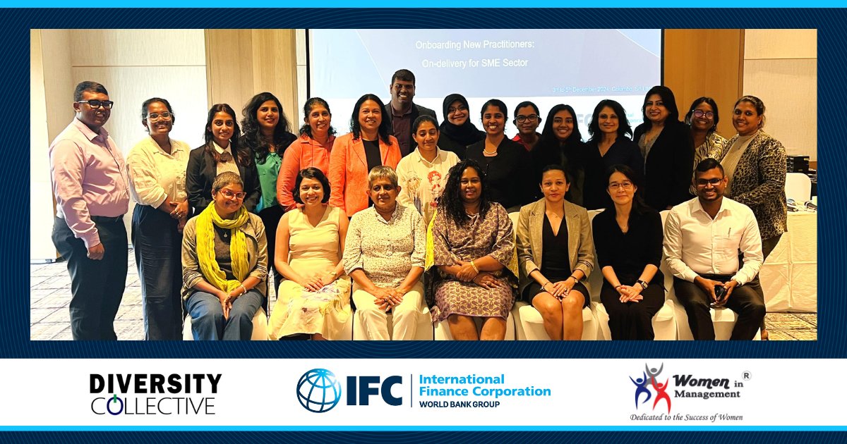 IFC_AsiaPacific's tweet photo. Access to finance is a key challenge for women-led #SMEs. So does #GBVH, limiting women's active economic participation &amp; productivity.
Here's how a new partnership in #SriLanka is fostering a culture of respect &amp; safety across small biz: https://t.co/adraQcxuKR
#16DaysOfActivism https://t.co/JBTwbmm5Nu