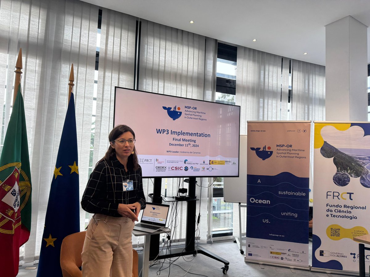 MSP-OR Project (@mspforrup) on Twitter photo 🔍Highlighting filling gaps in MSP processes (WP3)!
Gara Trapero from <a href="/PresiCan/">Presidencia GobCan</a> reviewed how this WP addressed mismatches and gaps in MSP implementation, tailored to the unique needs of each #OutermostRegion🌍
#MSPforRup #MarineSpatialPlanning 🔍Highlighting filling gaps in MSP processes (WP3)!
Gara Trapero from <a href="/PresiCan/">Presidencia GobCan</a> reviewed how this WP addressed mismatches and gaps in MSP implementation, tailored to the unique needs of each #OutermostRegion🌍
#MSPforRup #MarineSpatialPlanning
