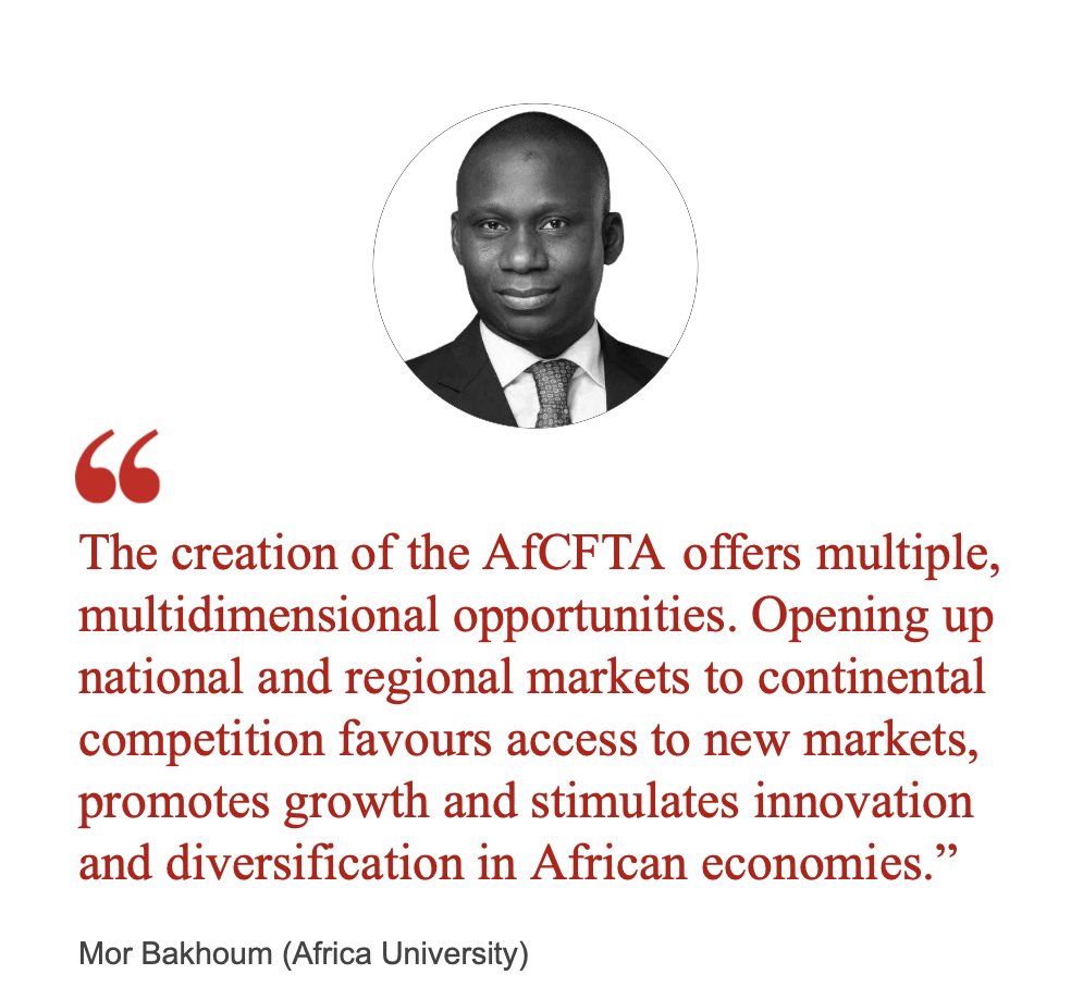 Mor Bakhoum (Africa University) published an article titled “Competition law and policy in the African Continental Free Trade Area (AfCFTA): opportunities and challenges” in #Concurrences 4-2024.

Read more here: shorturl.at/JJhyO

This article discusses the African