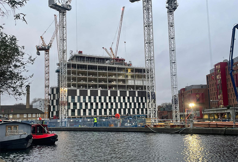 A new chapter awaits. Today we celebrate reaching the highest point of our new centre for eye care, research, and education. The centre is due to open in 2027.