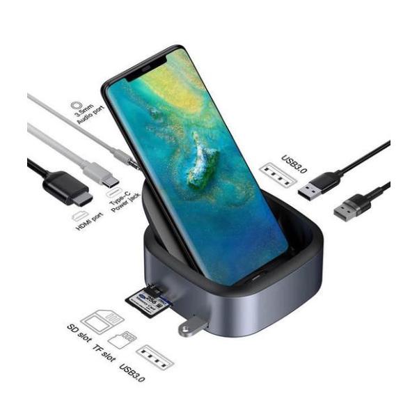 UnicunShop's tweet image. Tired of tangled cords and charger chaos? 😩 This Baseus Multi-functional USB Hub is your desk's new BFF! Charge all your devices at once, plus it has an SD card slot &amp;amp; more!  🤯 Check it out: unicun.com/product/baseus…  #USBCHub #TechLife #OrganizationHacks 🔌✨
