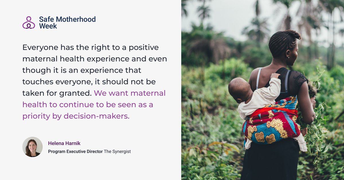 Safe Motherhood Week tweet media