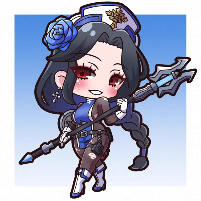 メイデン:アイスローズ #NIKKE #メガニケ #NIKKEfanart 