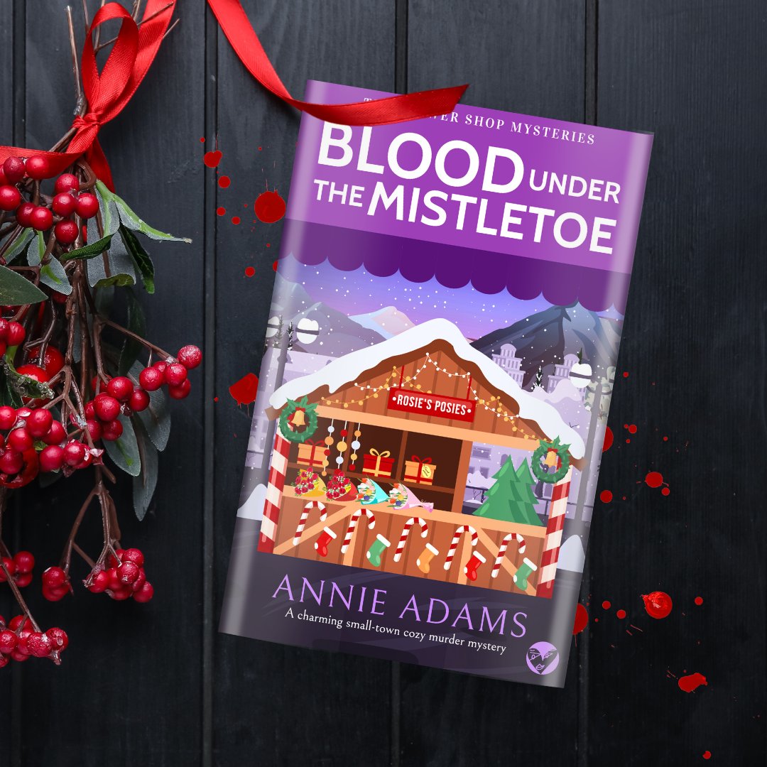 🎄 Mistletoe, mystery, and a dash of danger! 🎁

Florist Quincy’s holiday is blooming with secrets, gifts, and a killer on the loose! 🕵️‍♀️💐

Who’s the secret admirer? Blood Under the Mistletoe has the answers! Get it for just 0.99 here: geni.us/blood-the-mist…💀🎅