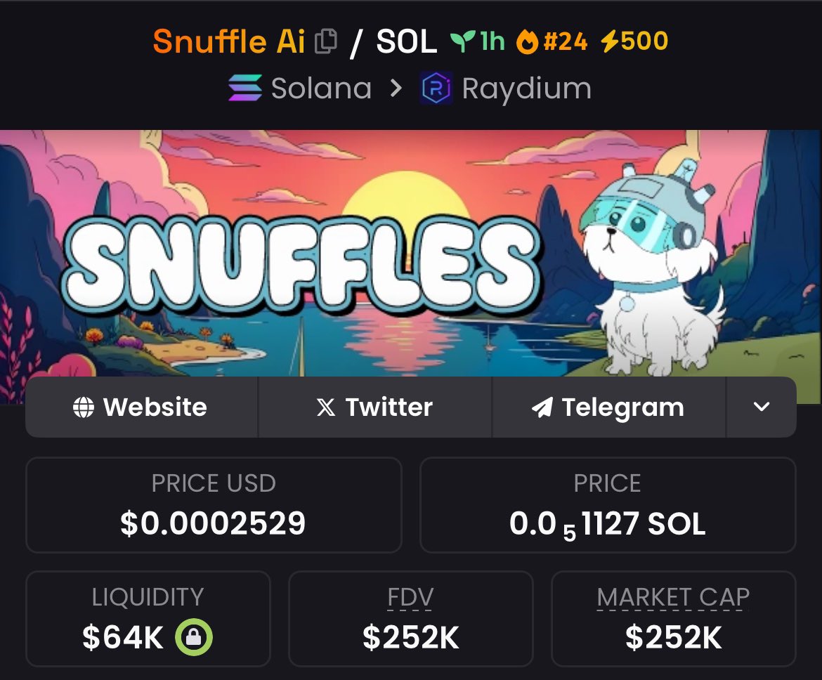 bio7ss's tweet photo. 🚨 Be careful with $SNUFFLEAI 🚨
Wallets which hold exclusively* the $SNUFFLEAI token out of the top 100 holders hold 60% of total supply! Very suspicious! DYOR           

 *apart from cheap airdrops below a value of 5$
#SNUFFLEAI
🫡 https://t.co/gcVpJgn062