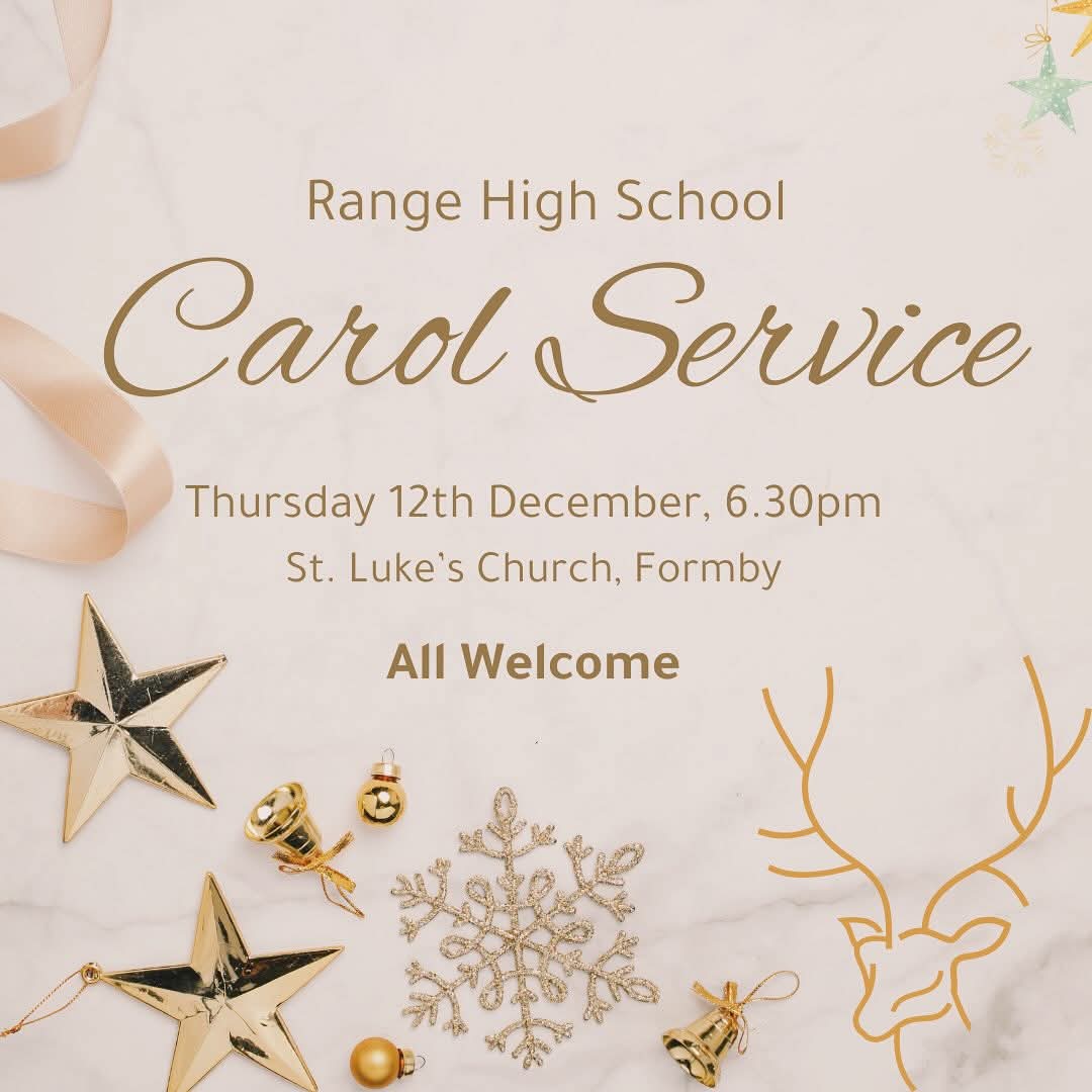 rangesixthform's tweet photo. Everyone is welcome to join us for our carol service this Thursday 🎄 let's face it... It's not really Christmas until you've sung a carol 🎶

#rangesixthform #rangeisbest #rangehighmusic https://t.co/wWyepHS2ot