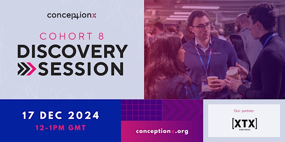 EnSpire Oxford (@enspireoxford) on Twitter photo 🚀 <a href="/conceptionxtech/">Conception X</a> Cohort 8 Discovery Session: Dec 17
Sign up to this online event to learn more about becoming part of the next Conception X cohort; the UK's largest community of PhD founders and a nationwide network of industry experts.
Sign up now👉tinyurl.com/3ebt9pyx 🚀 <a href="/conceptionxtech/">Conception X</a> Cohort 8 Discovery Session: Dec 17
Sign up to this online event to learn more about becoming part of the next Conception X cohort; the UK's largest community of PhD founders and a nationwide network of industry experts.
Sign up now👉tinyurl.com/3ebt9pyx