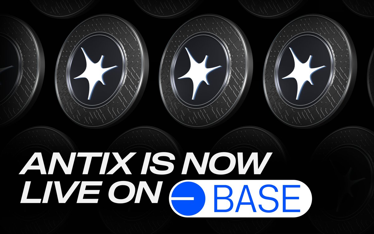 🚨 Big Update! Antix is now live on Base Blockchain! You can now purchase  🌟 ANTIX tokens using: 🔹Degen (DEGEN) 🔹MANTRA (OM) 🔹Wrapped Ethereum  (WETH) 🔹Coinbase Wrapped BTC (cbBTC) 🔹USDC Current price: