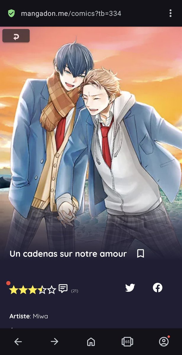 Miruralpaga's tweet photo. Aujourd'hui j'ai lu ce petit manga sur 
 @mangadon_FR ,le couple principal est adorable mais comme souvent le side couple me fait souffler ! Vous connaissez ? 
https://t.co/6tQv5E6BnM https://t.co/HU4ewf1CW5