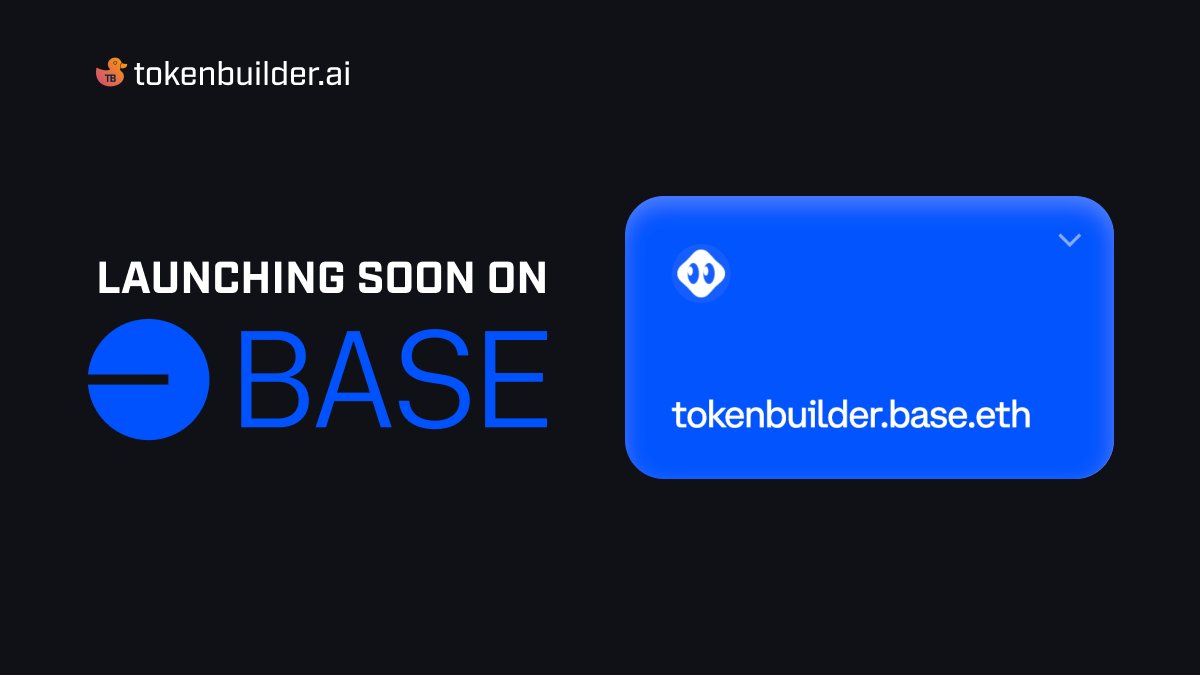 We have claimed our basename 🔵

Building the home for Fair Token Offerings on <a href="/base/">Base</a>  🏗️