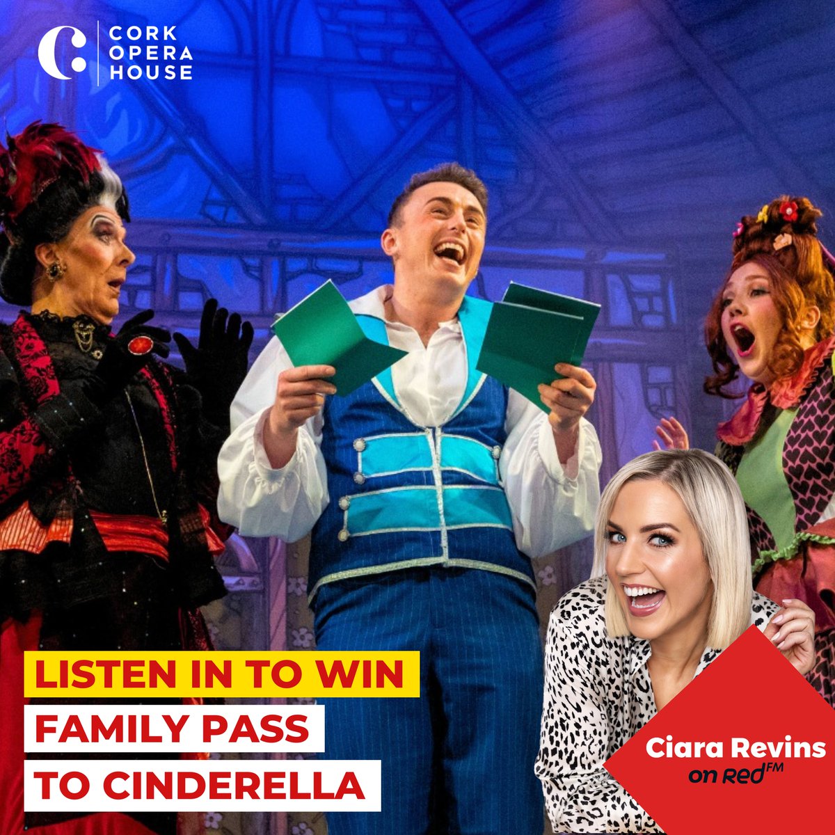 Red FM (@corksredfm) on Twitter photo A BALL FOR ALL THE FAMILY 🙌
Tune into <a href="/CiaraRevins/">Ciara Revins</a> this week from 12am-4pm to WIN A FAMILY PASS for an enchanting night of laugher at this years <a href="/CorkOperaHouse/">Cork Opera House</a> Cinderella Panto A BALL FOR ALL THE FAMILY 🙌
Tune into <a href="/CiaraRevins/">Ciara Revins</a> this week from 12am-4pm to WIN A FAMILY PASS for an enchanting night of laugher at this years <a href="/CorkOperaHouse/">Cork Opera House</a> Cinderella Panto