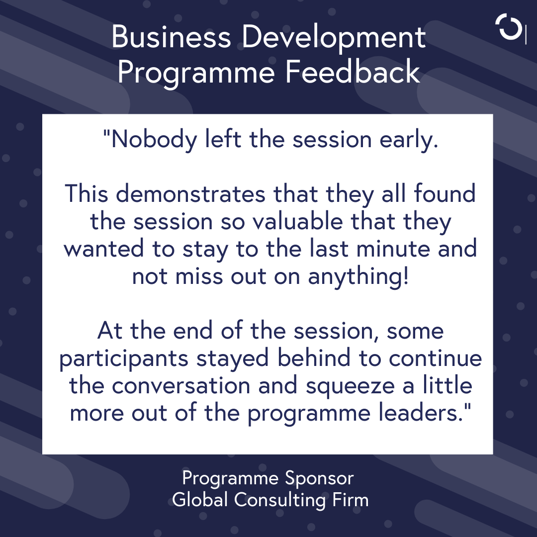 OpensideGroup's tweet photo. Organising training for your company, with an external trainer can be a daunting process. What if things go wrong? What if people don't find value in the programme? 

We were delighted to receive this feedback from one of our programme sponsors: 

#quality #training #valuable https://t.co/SEAgdaqmrB