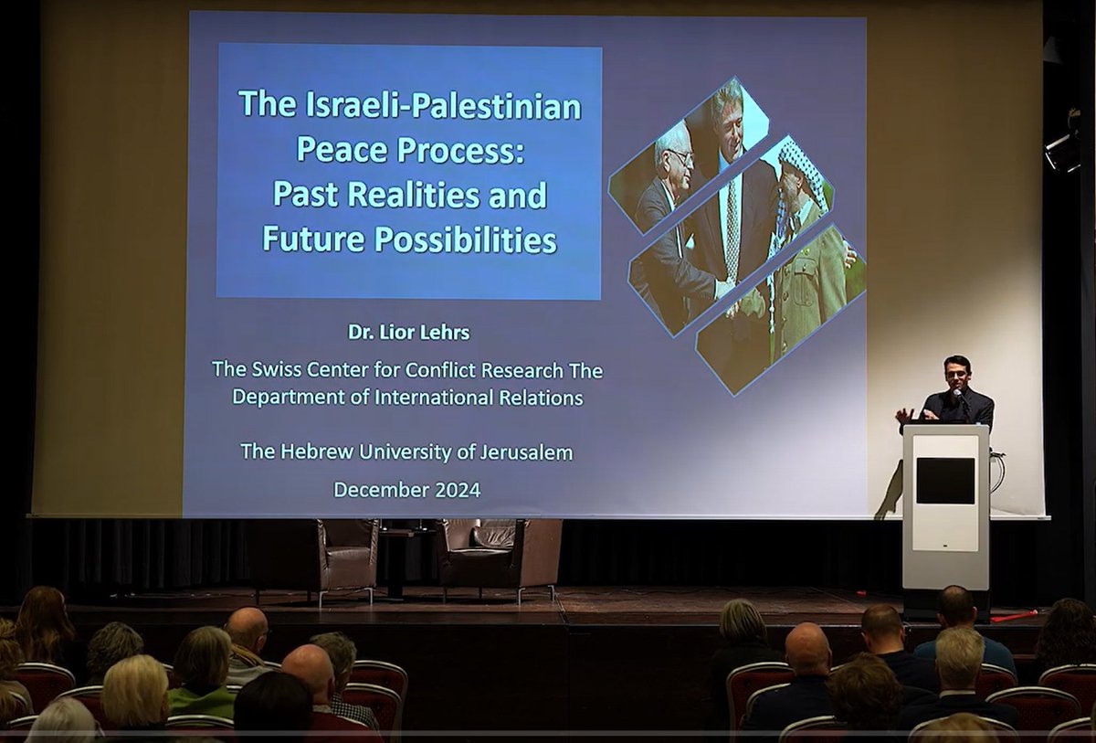 It was a pleasure to participate in the event in #Zurich organized by the #Swiss Friends of the <a href="/HebrewU/">Hebrew University</a>, to talk about "The Israeli–Palestinian Peace Process: Past Realities and Future Possibilities." Thanks to Nadia Guth Biasini for the invitation &amp; Netta Ahituv for moderating.