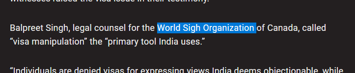 captLevi_'s tweet photo. how dare #India deny visas to terrorists. 

Another baseless article by @JeffSempleGN &amp; @StewGlobal , which do the whitewashing of K-dogs in 51st state of US. 
you people should learn the spelling of 'SIKH' first. journalists🤡🤡 https://t.co/q1Aulazfzo