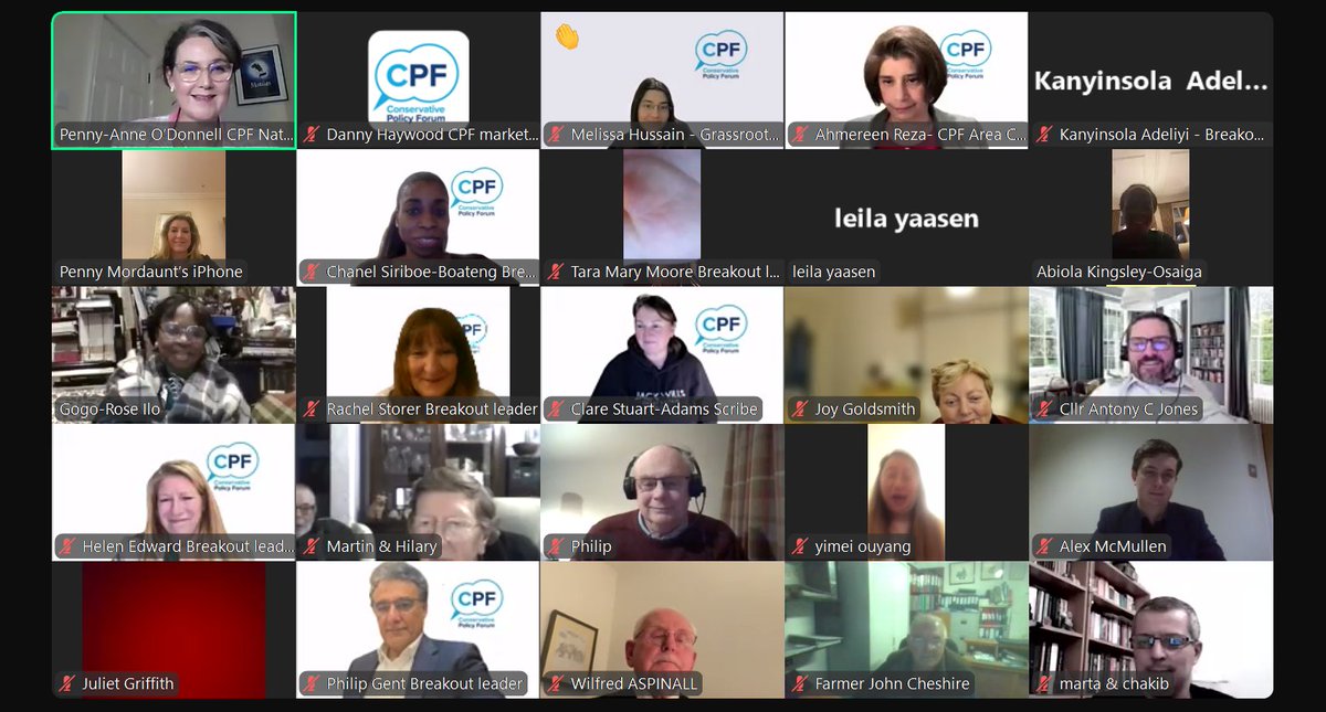 Thanks to everyone who joined us yesterday for our House of Commons review with <a href="/PennyMordaunt/">Penny Mordaunt</a>, a fantastic discussion with some very insightful points made 💬💙
.
.
.
<a href="/JohnPenroseNews/">John Penrose</a> <a href="/pennyanneod/">Penny-Anne O'Donnell</a> <a href="/FleurButler1/">Fleur</a> <a href="/ahmereenreza/">Ahmereen Reza OBE 🇬🇧</a> <a href="/jackdbarwell/">Jack Barwell</a> <a href="/cllrstorer/">Cllr Rachel Storer</a>