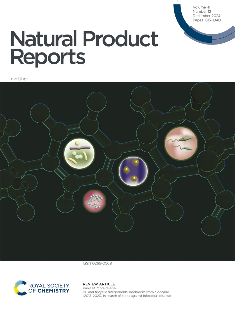 Nat. Prod. Reports (@natprodreports) on Twitter photo 📢Our final issue of 2024 is now online!
🔓Check out the #OpenAccess review behind the front cover by Vânia M. Moreira & co <a href="/UnivdeCoimbra/">Universidade de Coimbra</a> covering the last decade of bi- & tricyclic diterpenoids research in search of leads against infectious diseases
pubs.rsc.org/en/content/art… 📢Our final issue of 2024 is now online!
🔓Check out the #OpenAccess review behind the front cover by Vânia M. Moreira & co <a href="/UnivdeCoimbra/">Universidade de Coimbra</a> covering the last decade of bi- & tricyclic diterpenoids research in search of leads against infectious diseases
pubs.rsc.org/en/content/art…