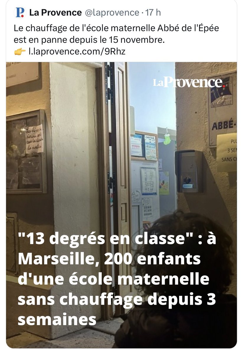 😡 L’incurie récurrente du Printemps Marseillais #NFP #Marseille aux responsabilités depuis bientôt 5 ans…
Sur du simple entretien 🤦‍♂️
Mais sans doute toujours la faute à l’ancienne majorite et JC.Gaudin, tellement facile de se défausser et de ne rien assumer !
