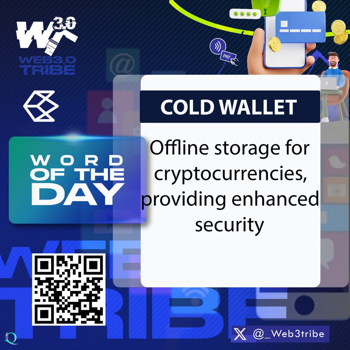 _Web3Tribe's tweet image. Word of the Day: COLD WALLET❄️
Your crypto’s best defense! 🛡️ Store assets offline for enhanced security.

Stay informed, stay secure with Web3 Tribe.

Follow for daily Web3 insights 👉 @_Web3Tribe

#Web3Tribe #BlockchainSecurity #CryptoBasics