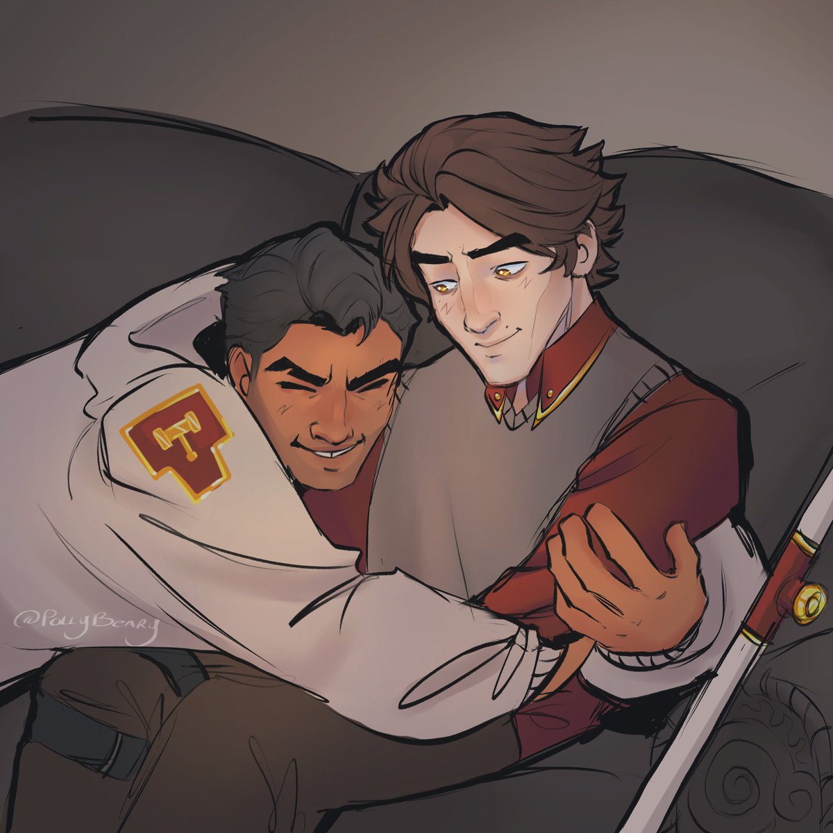 ppollybeary's tweet photo. Meanwhile,,, in a different timeline, Viktor just moved into his new apartment and Jayce is begging him to let him move in as his roommate because “campus is closer” and definitely not because Viktor would be closer. 
Modern AU  save me, save me modern AU. #jayvik #arcane https://t.co/NN9Jwg2Xa4