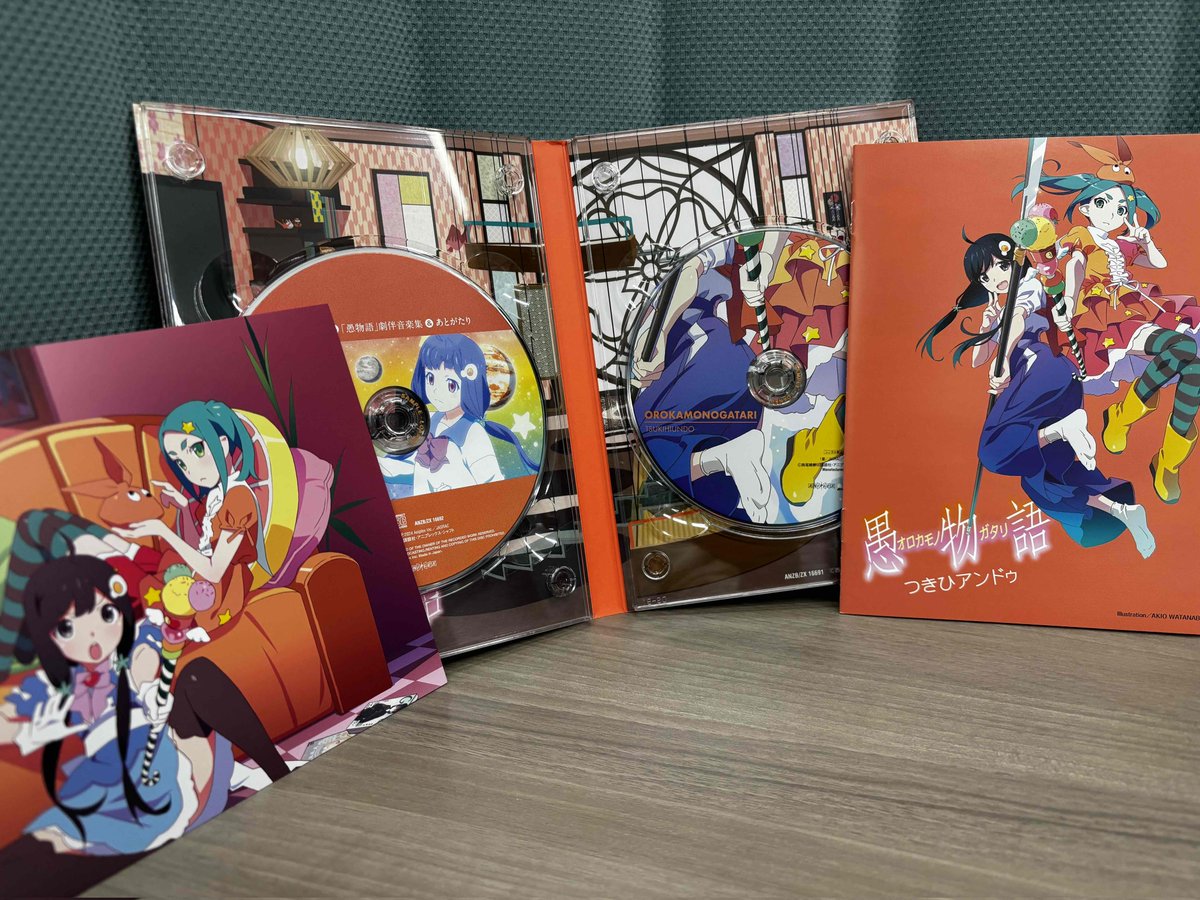 nisioisin_anime's tweet image. 【本日発売】
  Blu-ray&amp;amp;DVD
『#愚物語』/ つきひアンドゥ
￣￣￣￣￣￣￣￣￣￣￣￣￣￣
#西尾維新 書き下ろしキャラクターコメンタリー
[出演]
#阿良々木月火（CV.#井口裕香）
#千石撫子（CV.#花澤香菜）

▸monogatari-series.com/oms/bddvd/

#物語シリーズ #物語oms