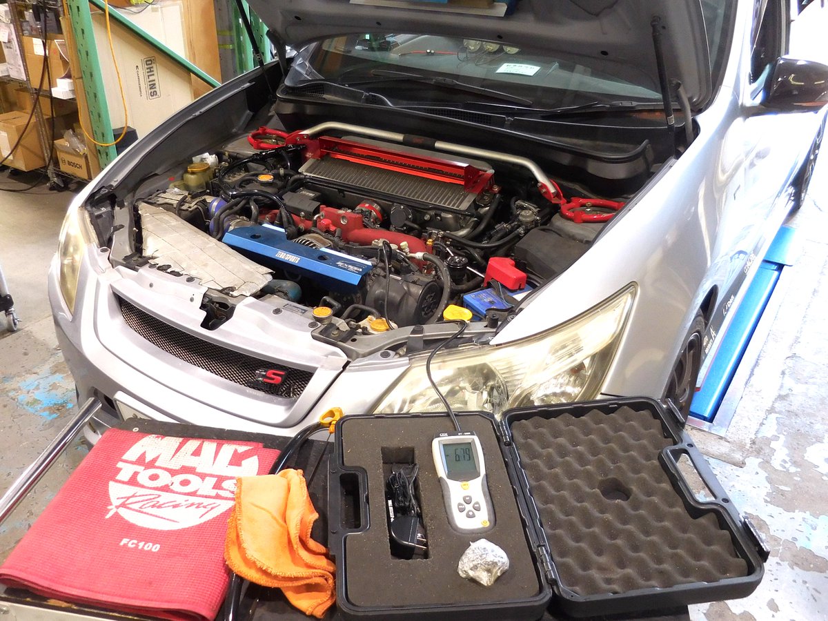 ProvaYokohama's tweet image. #ya5 #exiga T-REV BP お取付でのご来店です。#EJ #エンジン換装 車なので、通常通りの取り回しでの取付です。ありがとうございました！#subaru #prova #T_REV #寺本自動車商会