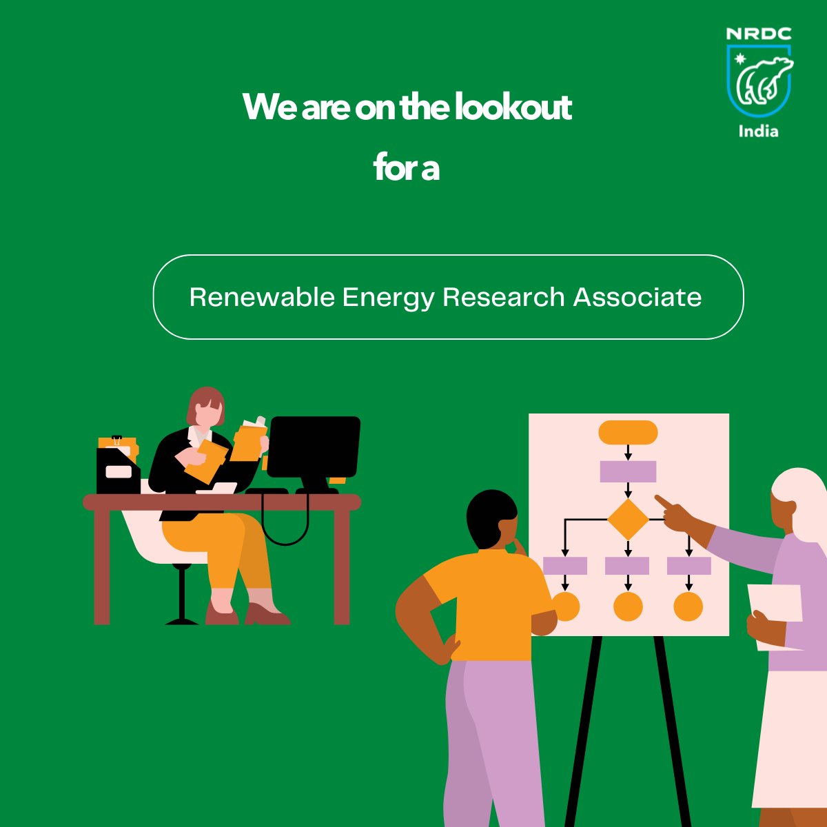 #JobOpportunity #WeAreHiring

<a href="/NRDC_India/">NRDC India</a>  is looking for a Renewable Energy Research Associate to join our team. For more details, click on the link below 👇 

Job Link: nrdcindia.org/jobdetail/Rene…