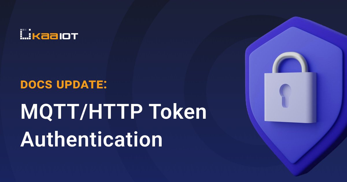 KaaIoT's tweet image. 🔑 Secure your devices with ease! Our latest documentation page guides you through enabling #MQTT and #HTTP token-based authentication for your IoT devices on the #KaaIoTplatform. Dive into the details: kaaiot.com/docs/device-co… 

#IoT #TokenAuthentication #IoTPlatform