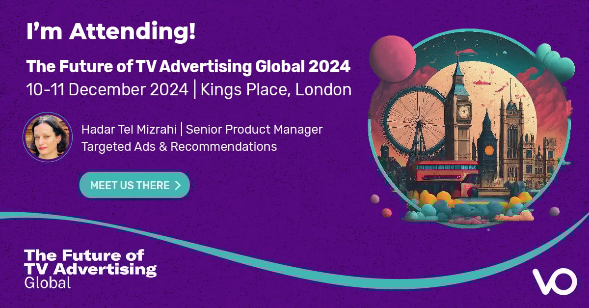 ViaccessOrca's tweet image. Another busy day ahead at the Future of TV Advertising Global event in London with a packed agenda. Meet us there to discuss how we can help you harness the latest trends in TV advertising, personalization, and recommendations. eu1.hubs.ly/H0fh8lz0 #FTVAGlobal #TVAdvertising