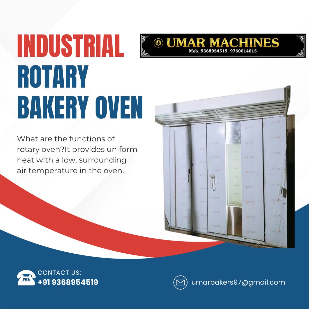 s_machines36957's tweet image. &quot;Boost your bakery&apos;s efficiency with our Industrial Rotary Bakery Oven! 🍞🔥 Designed for precision, consistency, and large-scale baking. Perfect for every baker’s dream. #BakeryOven #IndustrialBaking #PerfectEveryTime&quot;
#RotaryRackOven #42TrayOven #EfficientBaking