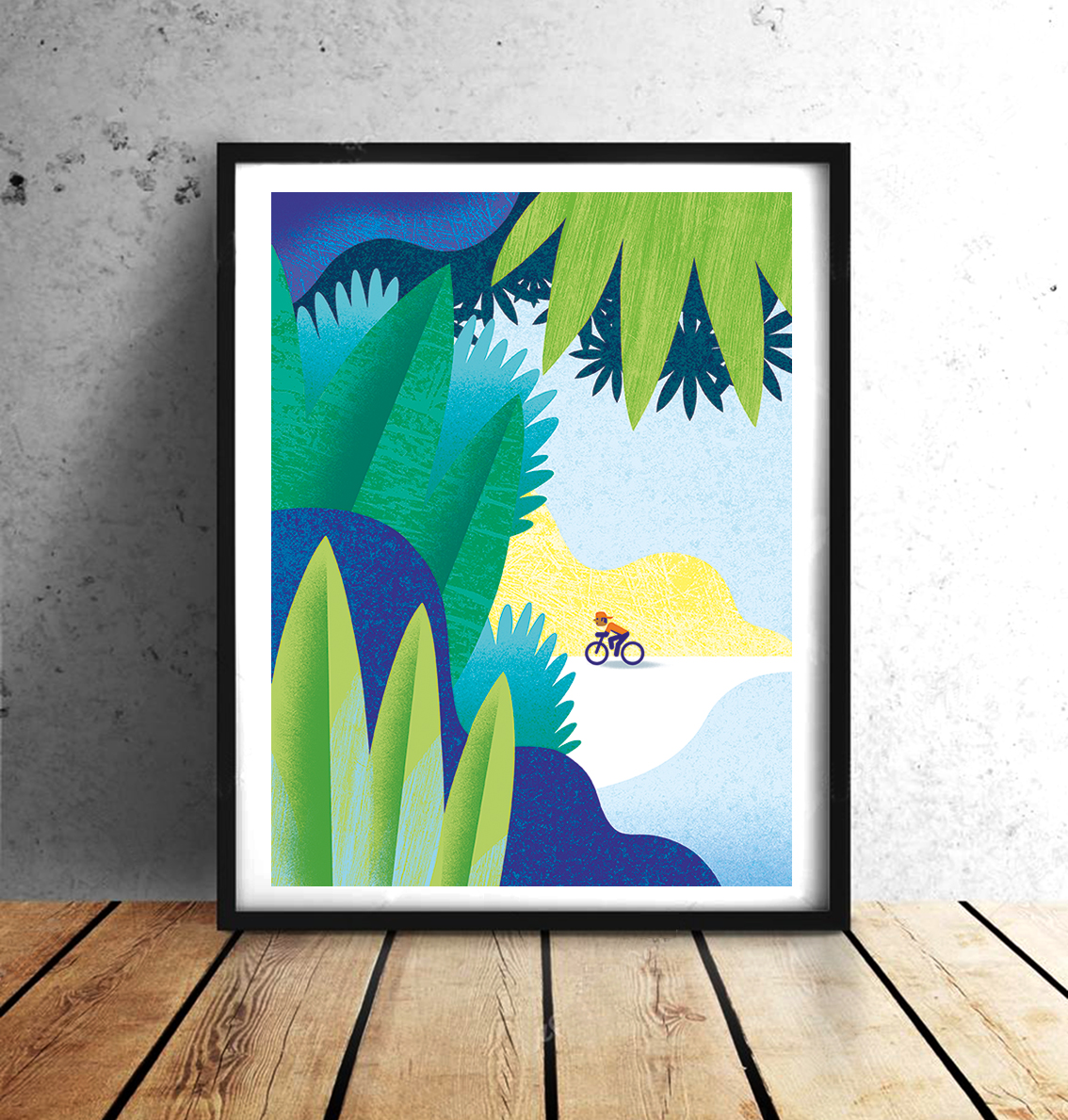 Tirage d’art signé - 30x40 - papier aquarelle 210 g. - 40 € + 10 € de frais d’envoi - commande en dm - Tous les modèles 👉 clod-illustrateur.fr/shop

#velo #deco #velotaf #bicyclette #illustration