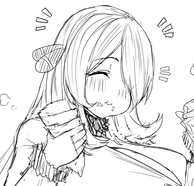 結構前に描いた焼き芋食べてるシロナさん発掘した🍠
ご飯美味しそうに食べてる笑顔のお姉さん大好き‼️ 