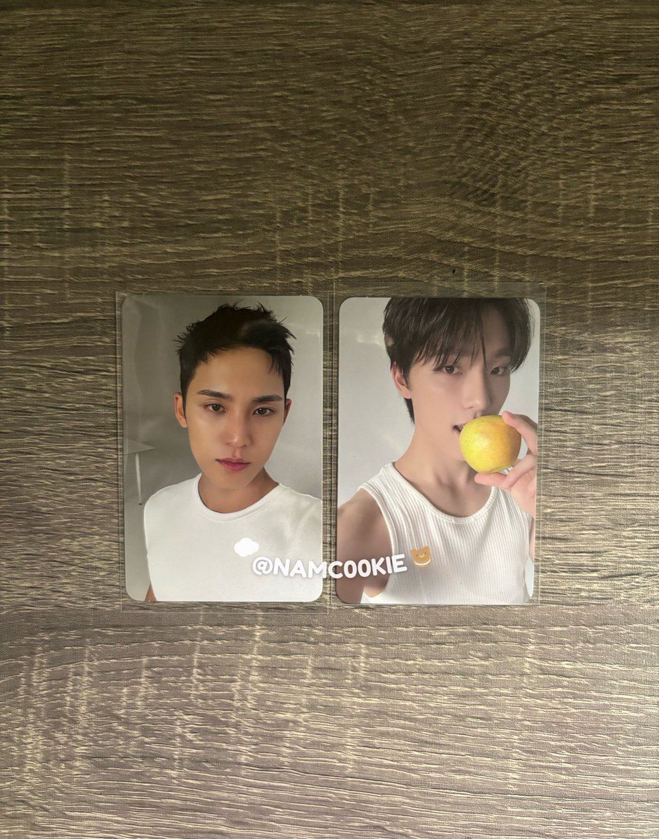 NAMC00KIE's tweet photo. wts lfb ph

mingyu &amp; dino set, 17 is right here dear version pcs 
↪ ₱250
↪ free pf
↪ onhand
↪ mint condition
↪ payo or 2 days reservation w/ dp
↪ read carrd on my pinned twt

reply/dm me to claim ! 
#NAMC00KIESELLS

t. photocards seventeen rh apple https://t.co/0KCXIQN095