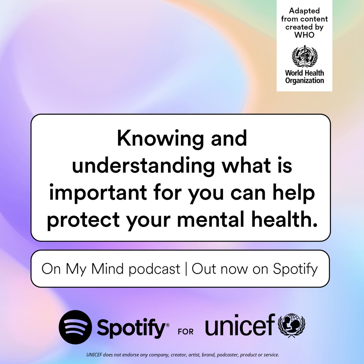🎧💭Cílem podcastu „On My Mind“, který vám přináší Spotify a UNICEF, je podporovat mladé lidi v rozhovorech o duševní pohodě. Příběhy, rady a praktické postřehy v této oblasti můžete poslouchat zdarma na Spotify: spotify.com/ourmindsmatter 

#OurMindsMatter #OnMyMind