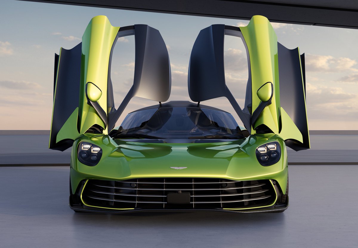 Earlsimxx's tweet photo. The new Aston Martin Valhalla - official production specs now out. 

• Engine: 4.0L V8 twin-turbo (flat plane crank)
• Electric Motors: 3
• Total Output: 1079hp & 1100nm 
• Gearbox: 8 speed DCT
• Gearbox: Electric All-Wheel-Drive Distribution (E-AWDD)
• 0-100kmh: 2.5s
• Top Speed: 350kmh (217mph) 
• Units: 999 worldwide 
• Carbon Fiber Tub: 74.2kg