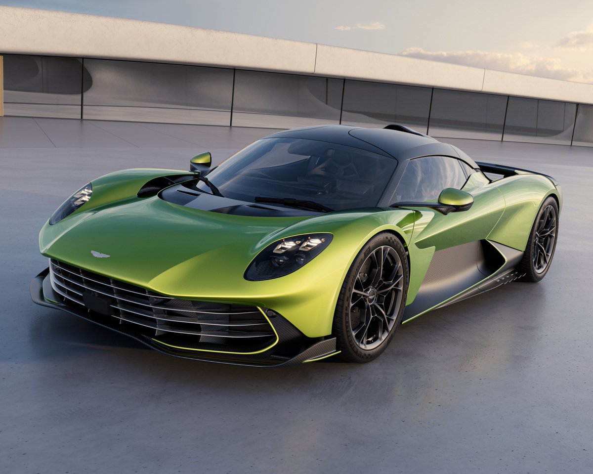 Earlsimxx's tweet photo. The new Aston Martin Valhalla - official production specs now out. 

• Engine: 4.0L V8 twin-turbo (flat plane crank)
• Electric Motors: 3
• Total Output: 1079hp & 1100nm 
• Gearbox: 8 speed DCT
• Gearbox: Electric All-Wheel-Drive Distribution (E-AWDD)
• 0-100kmh: 2.5s
• Top Speed: 350kmh (217mph) 
• Units: 999 worldwide 
• Carbon Fiber Tub: 74.2kg
