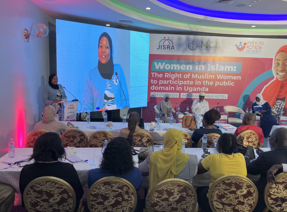 Senior Compliance Officer, Equal Opportunities Commision, Nalwadda Nagima Kigundu was among the panelists at the Women in Islam conference.