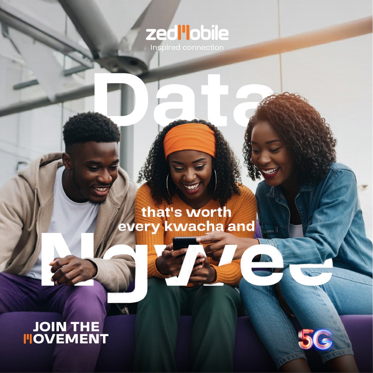 ZedMOfficial's tweet photo. Whether you are spending a K5 on 10GB or have settled on Unlimited data for K20, our data plans are worth it!
Dail *117# to activate!
#ZedMobile #InspiredConnection #JoinTheMovementZM https://t.co/sTYHAHxXkS