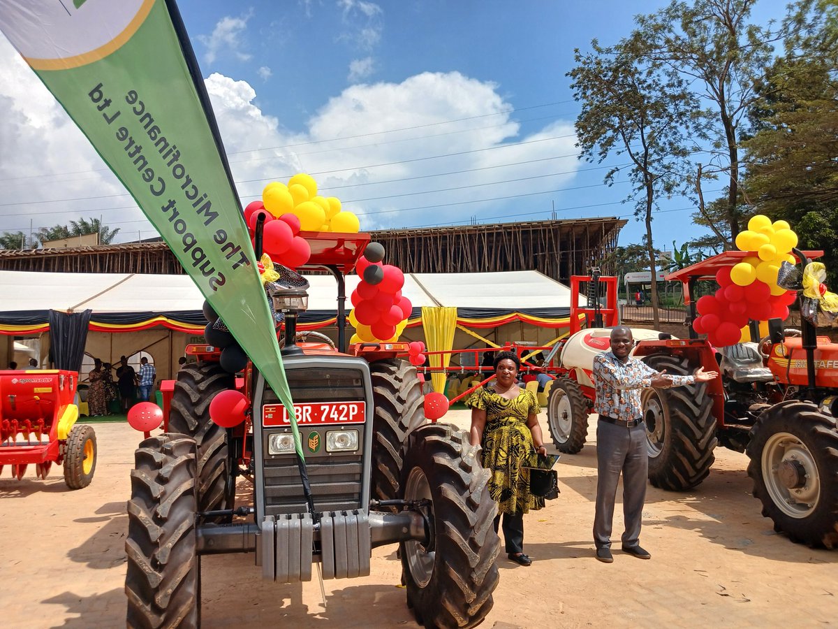 Building Resilience Livelihoods in Uganda. Much appreciation to the government of Uganda through #MOLG under LEGS Project, glad to share that AID was given 3 tractors to  commercialise agriculture in the Rwenzori region. The function was graced by HE Vice President Jesca Alupo.