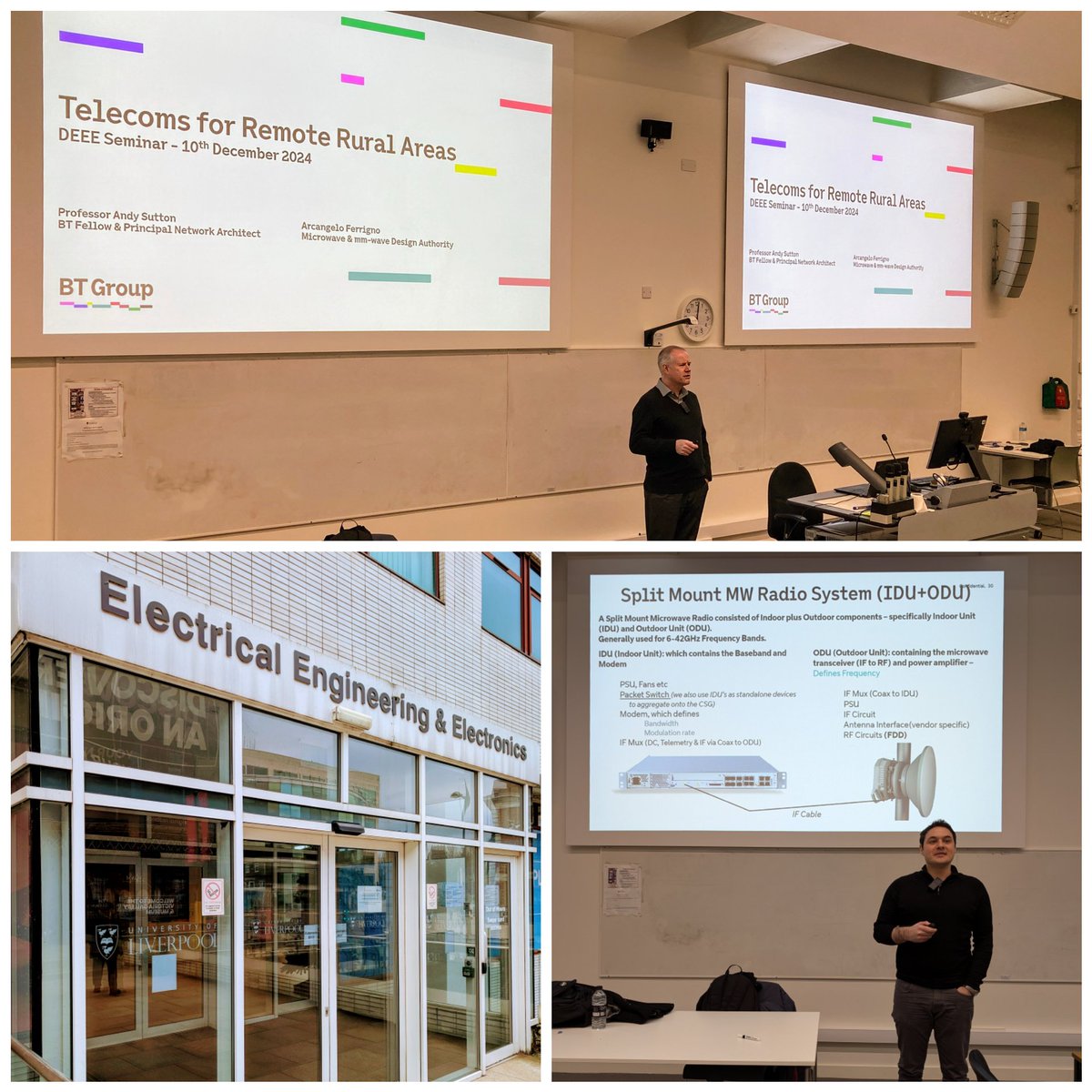 Andy Sutton (@960sutton) on Twitter photo It's always a pleasure and an inspiration to talk with the next generation of engineers.
Thanks to <a href="/LivUni/">University of Liverpool</a> for inviting me to
continue my annual <a href="/BTGroup/">BT Group</a> lecture to the Department of Electrical Engineering & Electronics.
Thanks to Arcangelo Ferrigno for his awesome contribution. It's always a pleasure and an inspiration to talk with the next generation of engineers.
Thanks to <a href="/LivUni/">University of Liverpool</a> for inviting me to
continue my annual <a href="/BTGroup/">BT Group</a> lecture to the Department of Electrical Engineering & Electronics.
Thanks to Arcangelo Ferrigno for his awesome contribution.