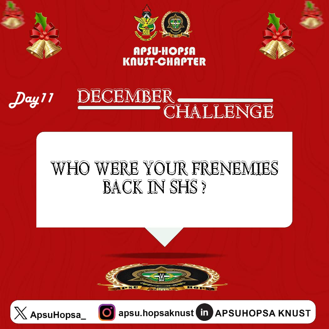 Emphasis on frenemies 😂.