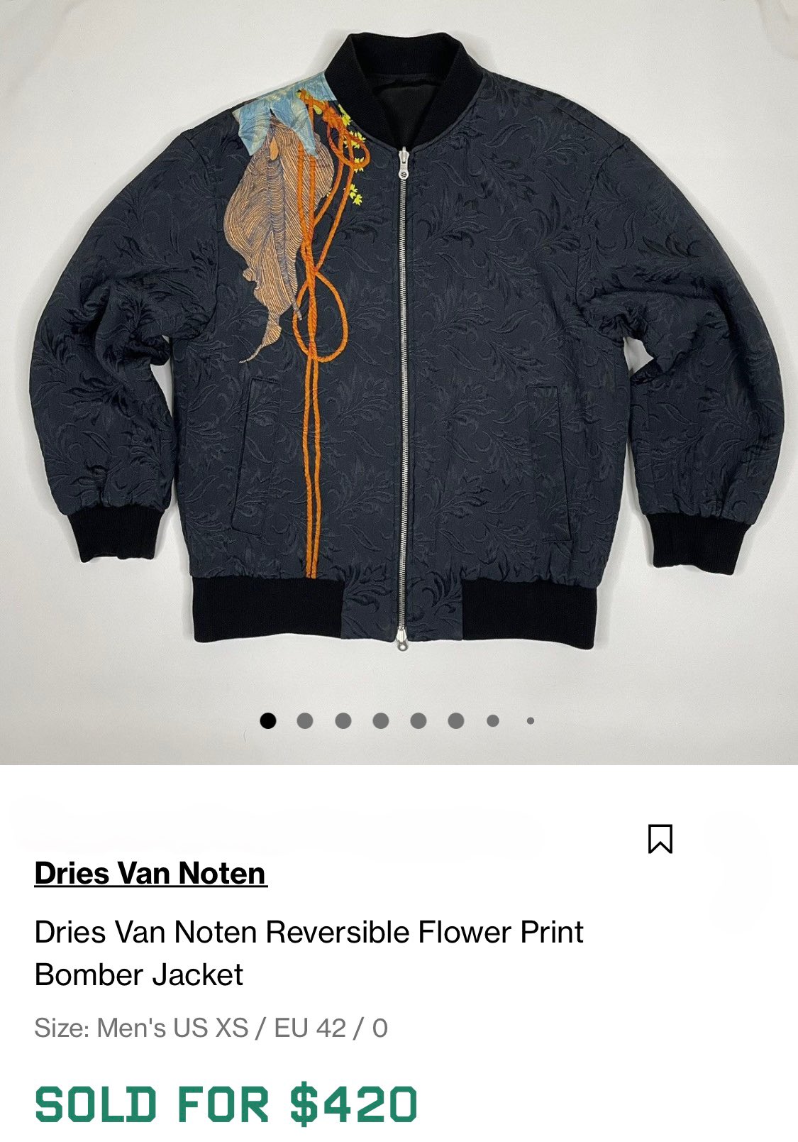 DRIES VAN NOTEN Reversible Blouson