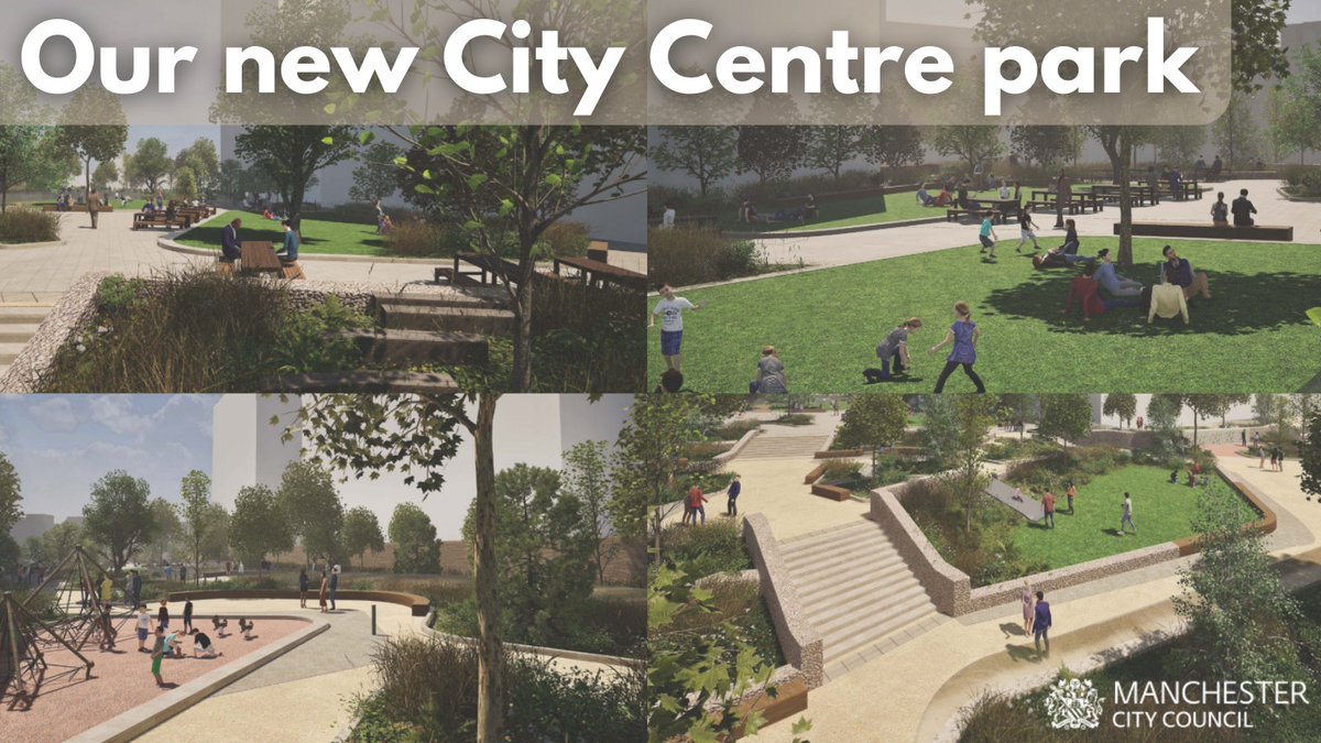 We have submitted a planning application for Manchester's newest city centre park at the former retail site in New Islington.

We are committed to investing in and creating new green spaces for our residents to enjoy.

Find out more: orlo.uk/bDeUv