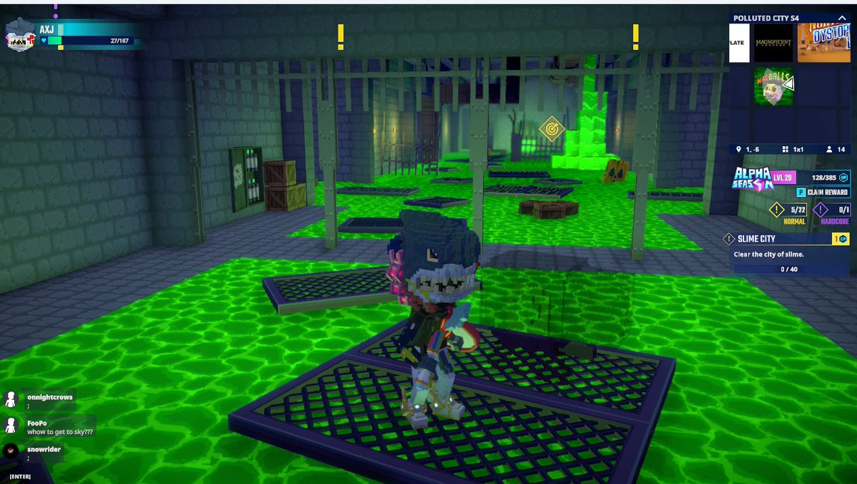 Eww! Just stepped in a slime pool in Polluted City in <a href="/TheSandboxGame/">The Sandbox</a>. Time to clean up this virtual world! 🦠🧼 <a href="/MadballsX/">Madballs</a> register-landings.sandbox.game/alphaseason4-s… #TheSandbox #AlphaSeason4 #AS4SocialChallenge