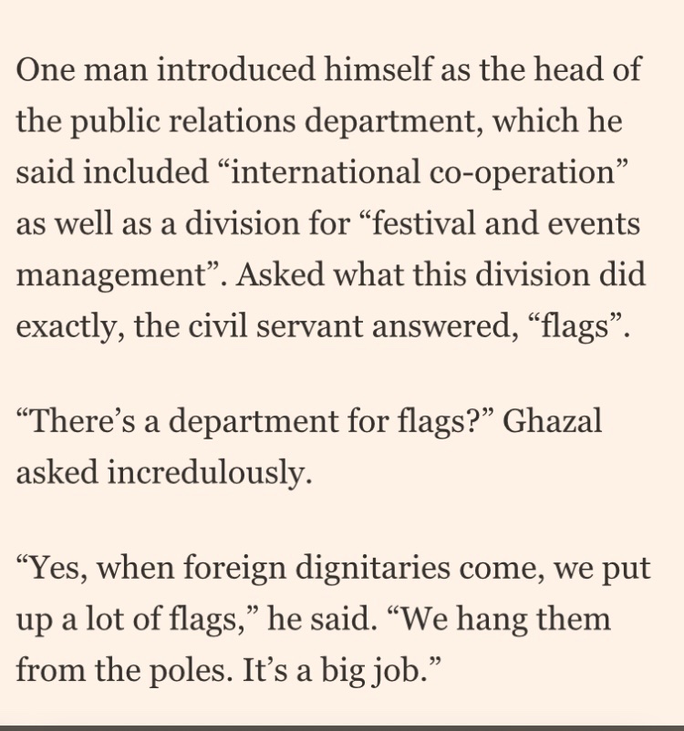 This account of HTS officials asking Syrian state bureaucrats what their jobs are is just superb ft.com/content/7efc20…