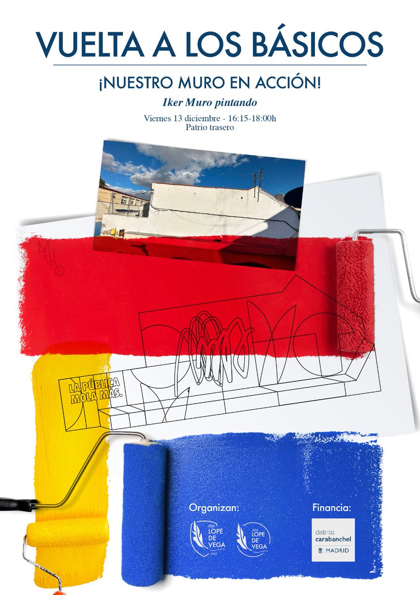 Este viernes pintamos con <a href="/IKERMURO/">IKER MURO</a>! 🎨🖌️