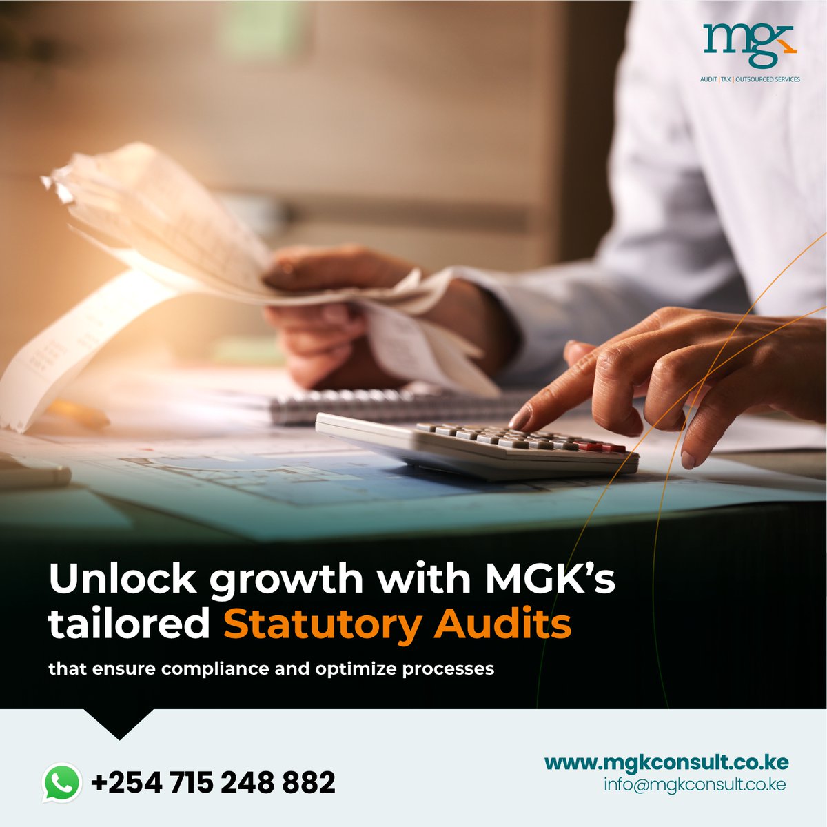 MGK_Consulting's tweet photo. At @MGK_Consulting, our #statutoryaudits go beyond #compliance. We focus on understanding your business—its industry, operating environment, goals, systems, and people. Leveraging our expertise, we develop tailored #audit plans that, not only, fulfill #statutory requirements but https://t.co/34Y4tl57qw