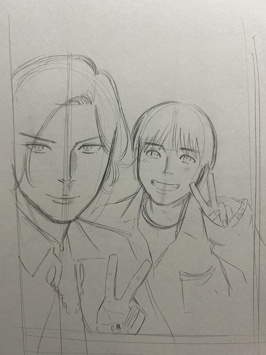 どう言うこと❓😳
試しに描いてみたら100%同じじゃないか‼️🫢2人じゃなきゃダメだったんだな、この実写化は‼️🙏
#映画バババ #ババンババンバンバンパイア