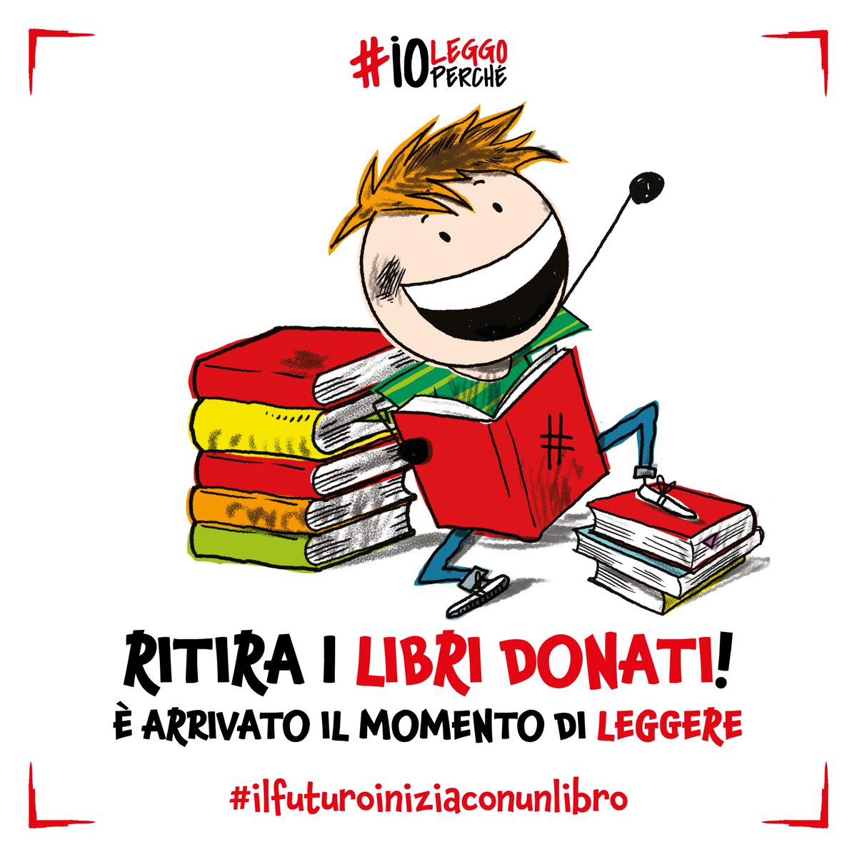 È ARRIVATO IL TEMPO DI LEGGERE 📖

Ora che i librai hanno terminato di registrare i libri donati, puoi RITIRARE quelli destinati alla tua scuola e metterli a disposizione degli studenti e delle studentesse che li stanno aspettando 🤩

🙏

#IlFuturoIniziaConUnLibro