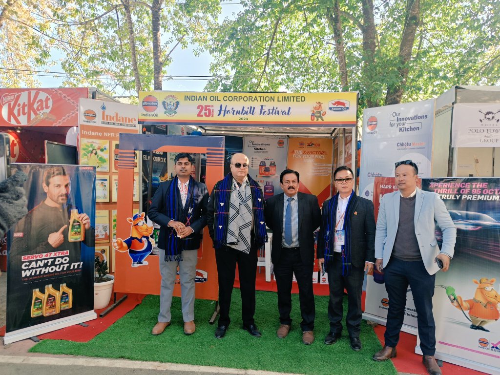 IOCL_Assam's tweet image. ED&amp;amp;SH Mr. R.Nambiar attended the 25th Silver Jubilee of the iconic #HornbillFestival2024 as the Hon'ble State guest on 9th Dec.A vibrant stall  was also put up by IndianOil showcasing premium products of #Indane, #XP95,#XP100,#XTRAGREEN #Servo etc.@IndianOilcl